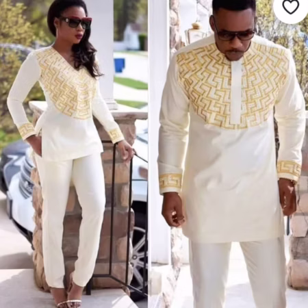 African Couples Outfit