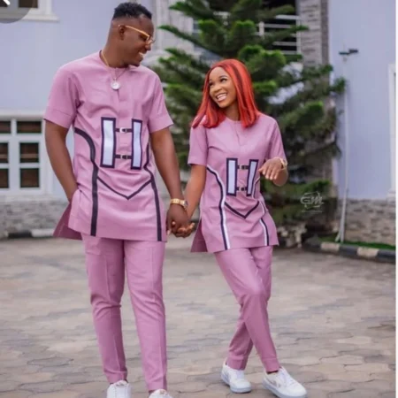African Couples Outfit