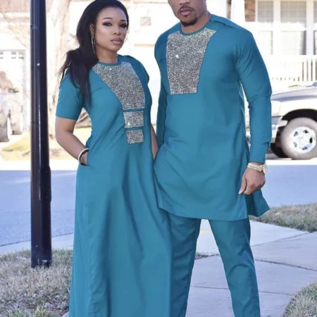 African Couples Outfit